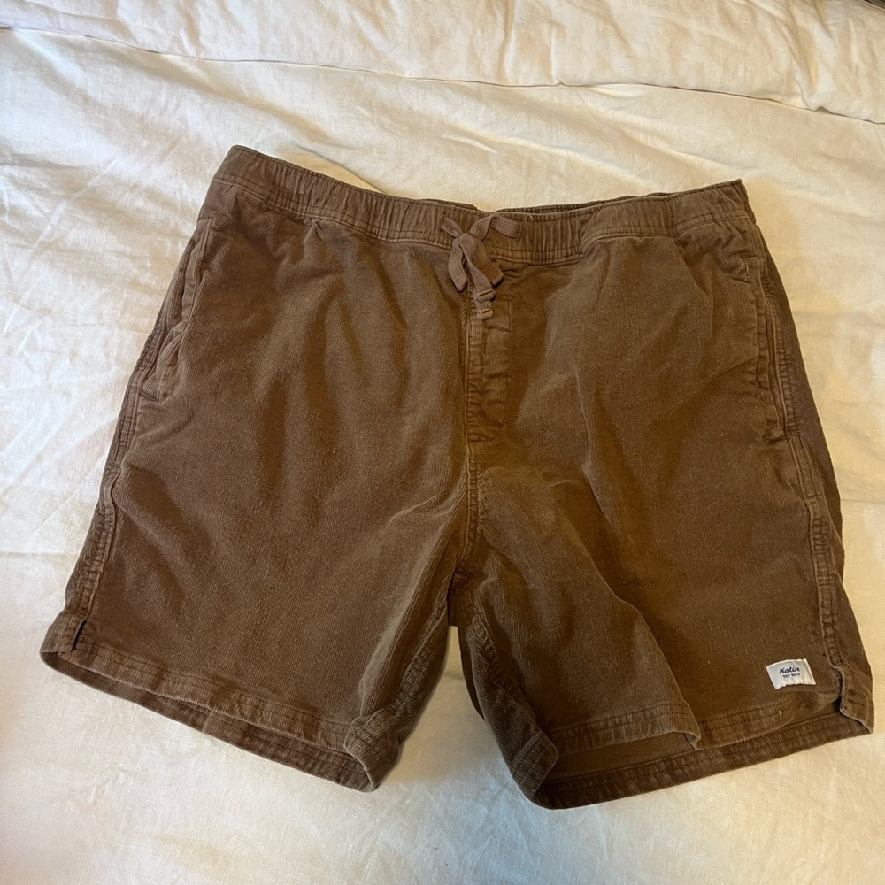 Katin Corduroy Tan Shorts